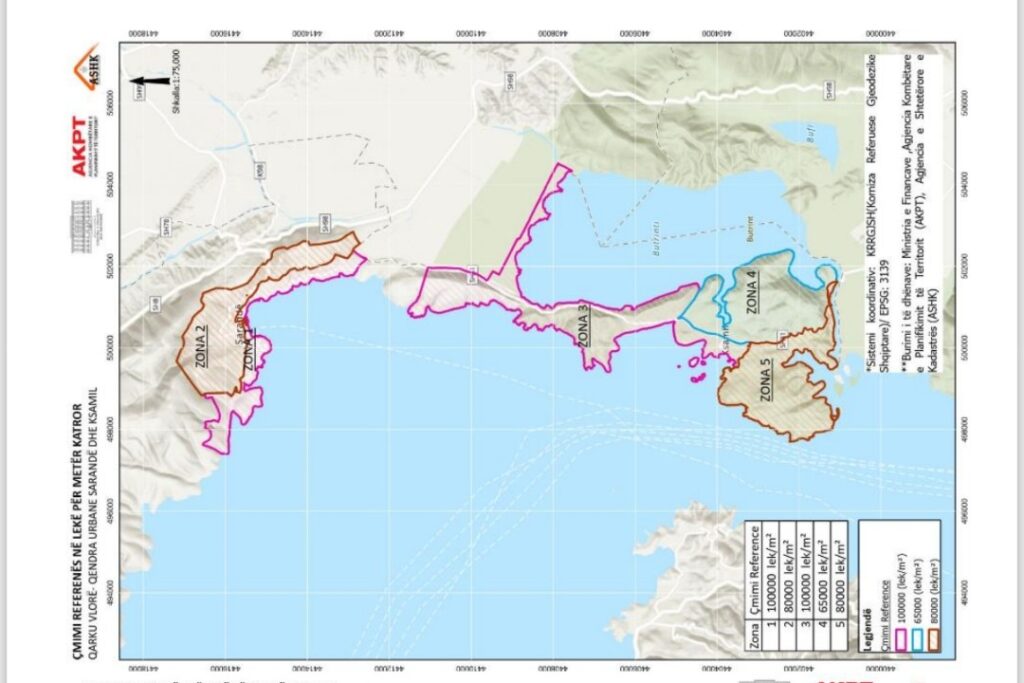 Fshatrat më të shtrenjtë, sa do jenë çmimet fiskale nga Gjiri i Lalëzit, Dhërmi, Ksamil në Velipojë